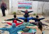 26 वाँ नेशनल यूथ फेस्टिवल में योग करवाया गया