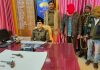 आर्म्स एक्ट में 02 अभियुक्तो की गिरफ्तारी, 02 लोडेड देशी कट्टा, एक बोलेरो गाड़ी एवं कुल 8.625 लीटर विदेशी शराब की बरामदगी ।